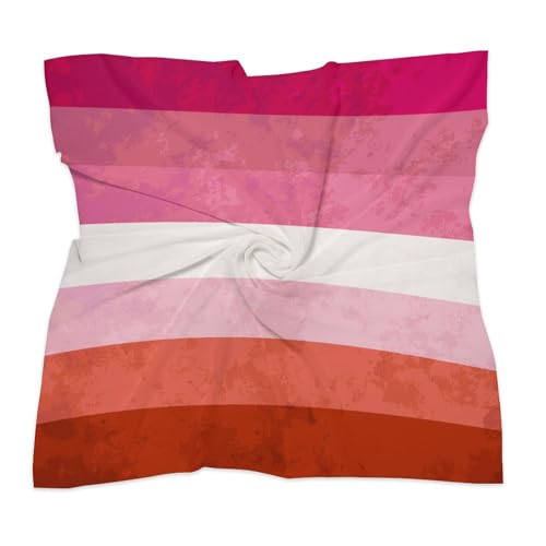 Women's Satin Head Scarf, Fashion Silk Feeling Neck Scarf, Ladies Square Headwear Hair Wrap Bandana3