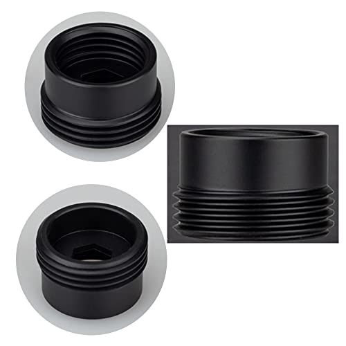 Conector de rosca de manguera para jardín y lavadora en negro 4