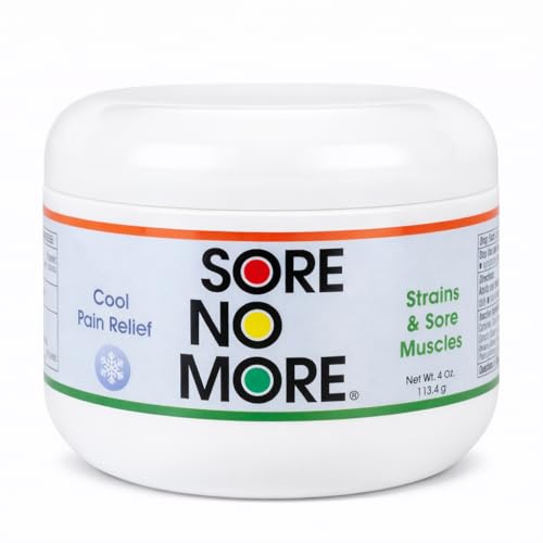 Image of Sore No More Cool Relieving Gel for Aches & Pains in Muscles & Joints associated with Strains, Bruises & Sprains | Absorbs Quickly with a Refreshing Lemon Aroma | 4 oz Jar