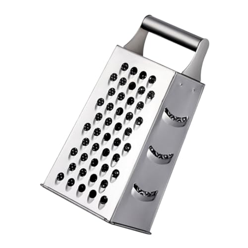 HYTROVE ステンレス製多機能キッチングレーター 四面おろし器 チーズ 野菜 果物スライサー 設計で滑らかな切れ味 家用調理器具