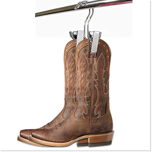 The Cowboy Boot Hanger (Set of 3); Equestrian Boot Hanger, Motorcycle Boots, Boot Holder, Boot Clips, Boot Storage