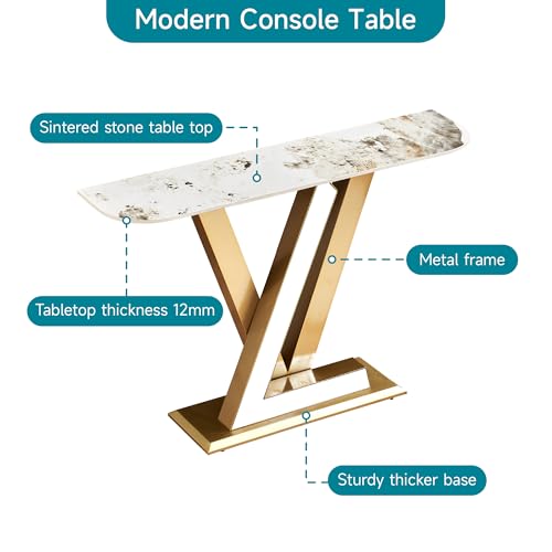 Vasoeny 47.24'' Modern Console Table thumb #4