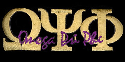 Omega Psi Phi Signature Gold Emblem Patch