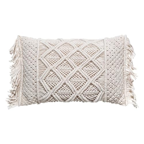 Atmosphera - Kissen Macramé 30x50 cm - Elfenbein Atmosphera - Kissen Macramé 30x50 cm - Elfenbein
