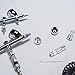 Hotop 5 Pcs Airbrush Quick Release Coupling Disconnect Adapter Kit, 1/8 Inch Female Connectors and Male Adapters Adjustment Control Valve Airbrush Accessories for Air Compressor