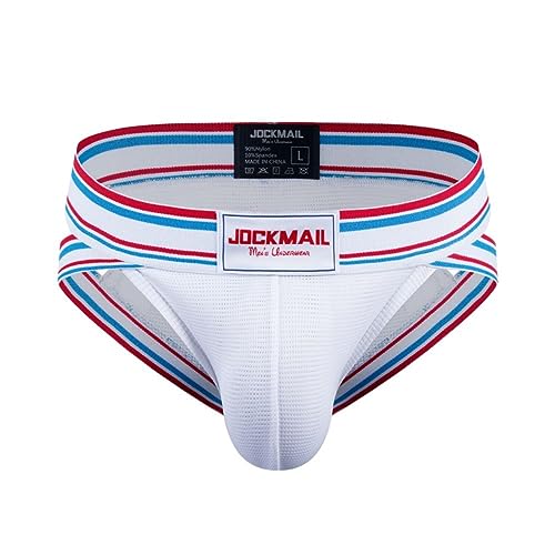 JOCKMAIL Mens Briefs Low Waist Sexy Men Sports Mesh Breathable Comfort Brief Men's Athletic Underwear