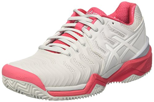 Chaussures ASICS Gel-Resolution 7 Clay tennis fille sur terre battue