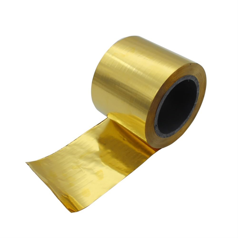 Blacha z mosiądzu, Arkusz Mosiężny 0,6 mm * 1 M, Folia Mosiężna Rolka 4-3/4 8 12 cali, Właściwości Antystatyczne Folia Mosiężna Rolka Dekoracyjna(8 inch)