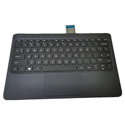 汎用 キーボードの縁にハウジング & タッチパッド & キーボード に適合する For HP Stream 11 Pro G4 EE ブラック L02776-001