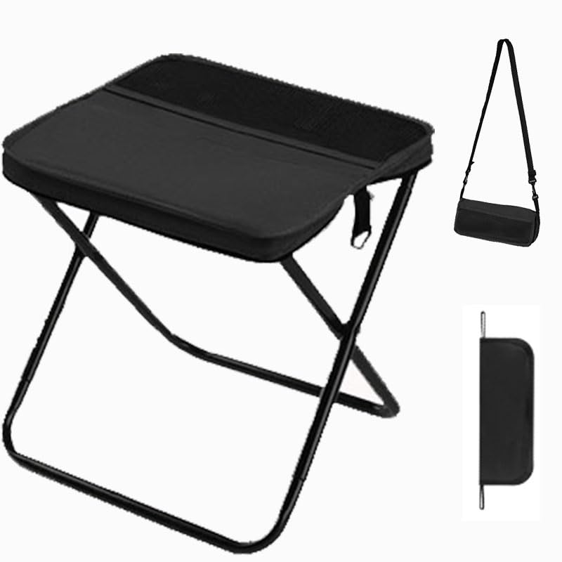 【値下げ】【599円】 ZOOAIWEI 収納袋一体型 超軽量炭素鋼肩ベルト付き 折りたたみ椅子 アウトドアチェア