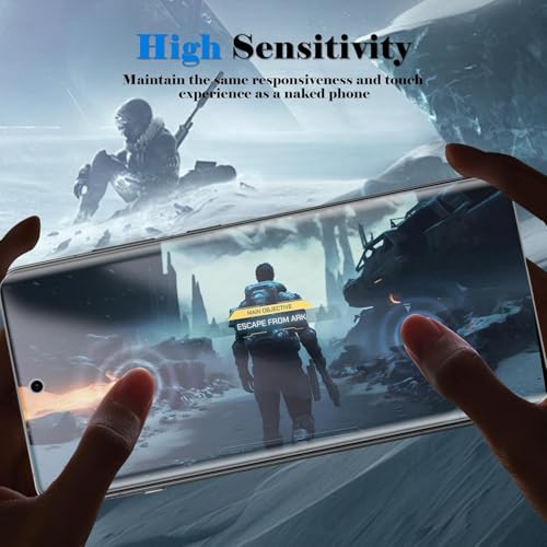 Image of SHILD (2 Pack Curved Silicone Screen Protector Guard For OnePlus 11R Screen Size (6.74 inches) | OnePlus 11R Screen Guard Film - HD /3 Months Warranty