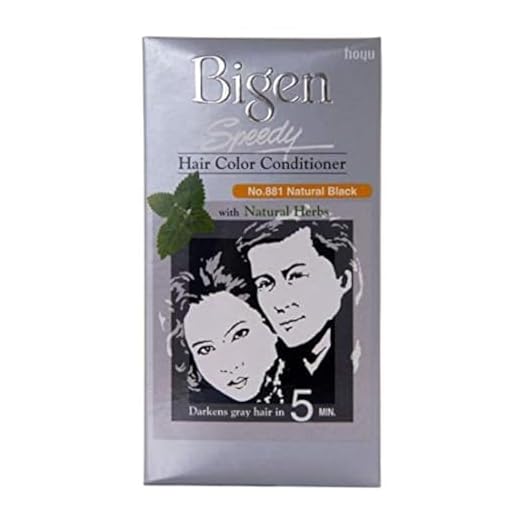 Bigen Speedy Hair Color Conditioner Natural Black 881, 80g