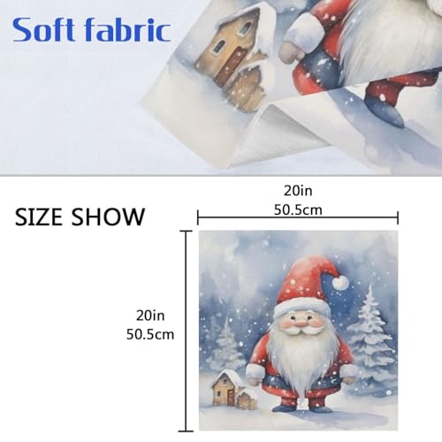 Servilletas de Tela Navidad Gnome Invierno Pack 6 miniatura 6