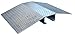 Vestil FHCR-24-44-12-4H Aluminum Hose and Cable Crossover, 44" Length