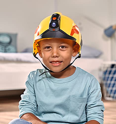 Simba 108101000 - Rosenbauer Feuerwehrhelm für Kinder, mit Abnehmbarer Helmlampe, größenverstellbarer Feuerwehr Helm für Jungen und Mädchen ab 3 Jahren