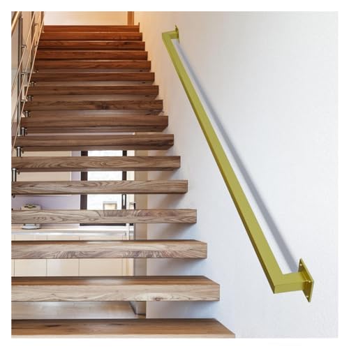 Treppengeländer für den Innenbereich, quadratisches Rohr-Design für erhöhte Sicherheit und Haltbarkeit, ideal für private und gewerbliche Treppen