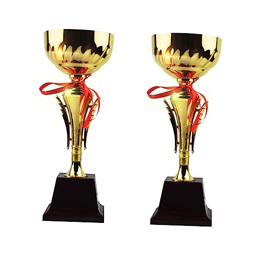 LIOOBO 2 Peças Troféu Copos Prêmios Copo Troféu Clássico Grande Troféu Copo Prêmio Troféu Juventude