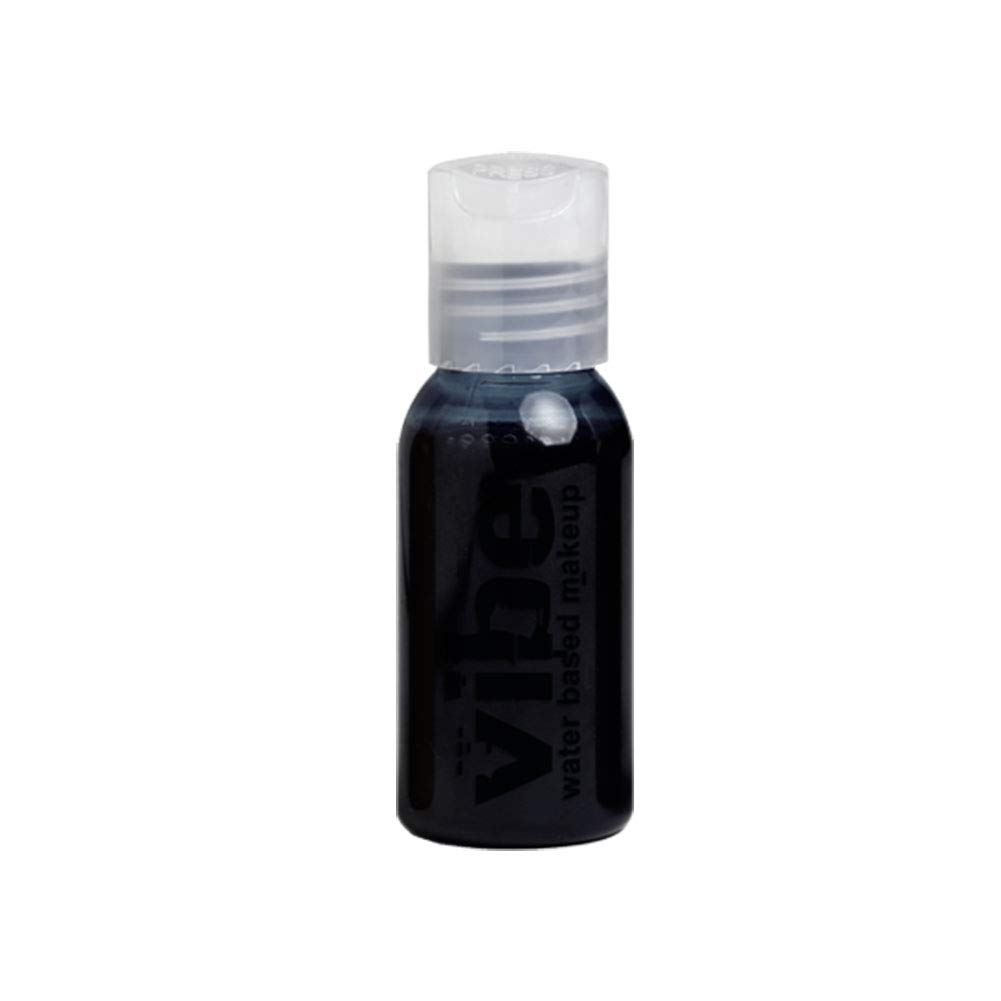 European Body Art Vibe Water Based Airbrush Makeup - Black, 1 oz