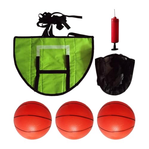 APLVFFZH 1 Juego Aro de Baloncesto Mini Canasta y Tablero para Infantil Material Oxford con Bomba Adecuado para Niños Práctica Deportiva, con 3 Bolas
