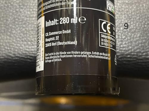 PROCREA® 3x Premium Sanitärsilikon Bad & Küche (Manhattan) [mit Anti-Schimmel-Formel] Dichtmasse für innen & außen - Universal Silikon in Profi-Qualität (grau) - Made In Germany