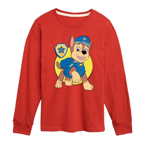 HYBRID APPAREL - Paw Patrol - Chase Sketch - Toddler & Youth Long Sleeve Graphic T-Shirt