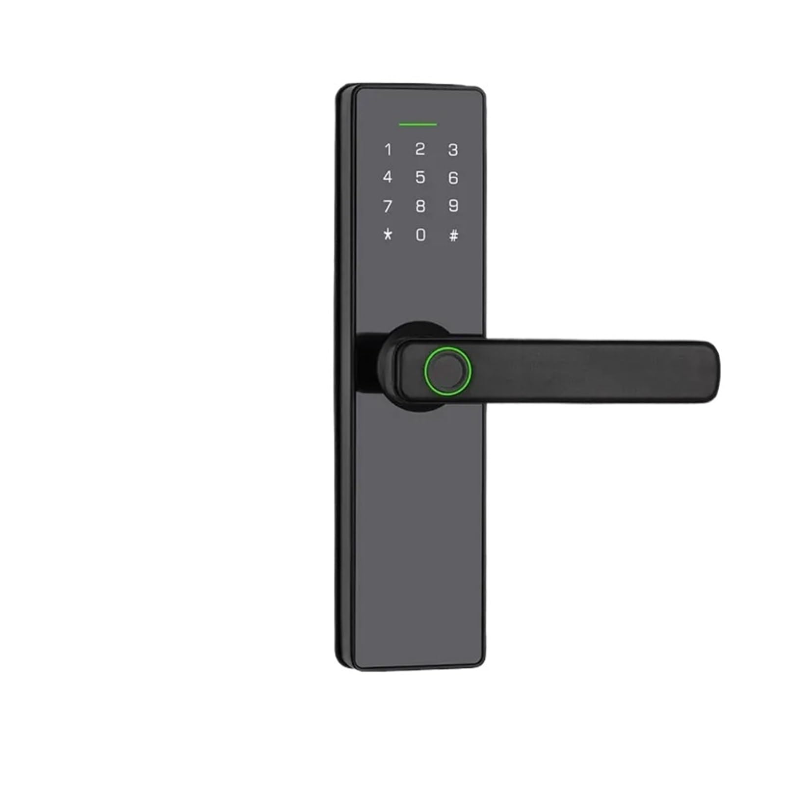 Cerradura H3 con huella digital inteligente, cerradura eléctrica contraseña, modo de paso RFID, Control por aplicación remota(AI TUYA WIFI,22 * 147(5050))