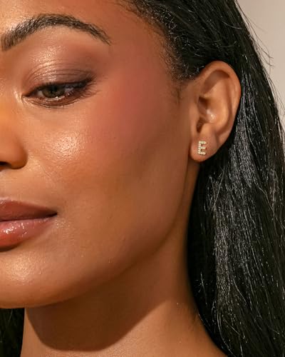 Save on MUMREUES Gold Initial Stud Earrings with code 8GFFEYFB - Image 4