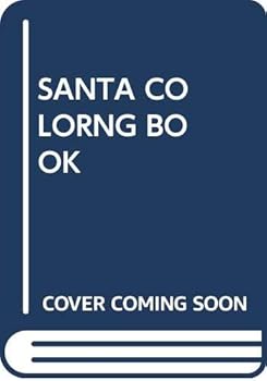 Paperback SANTA COLORNG BOOK