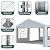 20x30 ft Party Tent Heavy Duty Canopy Tent with Removable Sidewall & 4 Sand Bags, Outdoor Wedding Event Tents for Party (20' x 30')