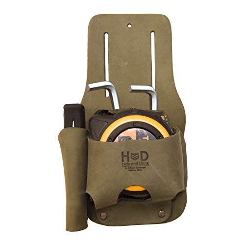 image for Hide & Drink, Leather Tape & Knife Holder/Marking and Measuring Pouch/