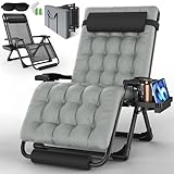 YOMIFUN - Silla de salón extragrande con gravedad cero, tamaño XXL de 33 pulgadas de ancho, silla...