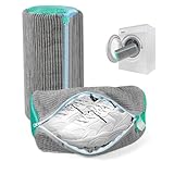 2Pcs Shoe Washing Machine Bag, Cleaning for All Types, Laundry for Washer and Dryer, Reusable Shoe Cleaning Bag for Sneakers (Gray 2pcs)