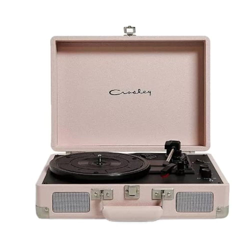 その他 Crosley Cruiser Bluetooth Record Player Crosley Exclusive Pastel Pink Cruiser Vinyl Portable Record