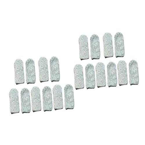 POPETPOP 20pcs Cut Resistant Finger Protectors for Kitchen Chopping Breathable -Skid Finger for Cutting and Carving Suitable for Users