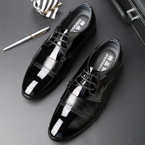 Mens lace up Dress Shoes Low top Loafers Slip Resistant Suitable for Business Weddings Formal Events with All Day Comfort2