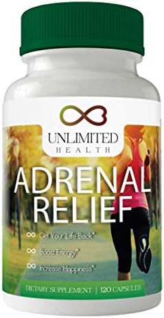 Best Adrenal Fatigue Support Supplement Gluten Free - Reduces Stress, Anxiety, Exhaustion - Magnesium for Sleep - Vitamin C, B-6. B-12, Ashwagandha - Adrenal Relief - Free eBook Included