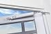 Wright Products Lanai Corrosion Resistant Screen Door Hardware Kit – Pneumatic Closer with Push-Button Latch, No Lock Out, Hold-Open Washer (Transitional, White)
