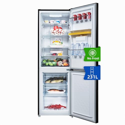 CHiQ 231L Frigorífico Combi NoFrost Negro (FBM228NE4DE) - Imagen 3