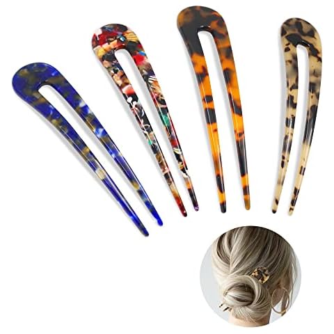 Chihutown 4 Piece U Shaped Hairpins Cover