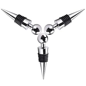 3 Stks Wijnfles Stopper, Nieuwigheid Grappige Wijn Kurk Stoppers Champagne Fles Stopper Fles Sealer voor Flessen van…