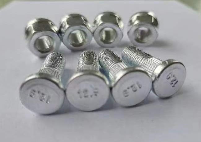 Front Rear Wheel Studs 90103-HA2-003 & Lug Nut Replacement for Honda ATC200 TRX250 TRX300 TRX350 TRX400 TRX450 250X Recon Rancher and TRX500 TRX700 Foreman Quads ATV