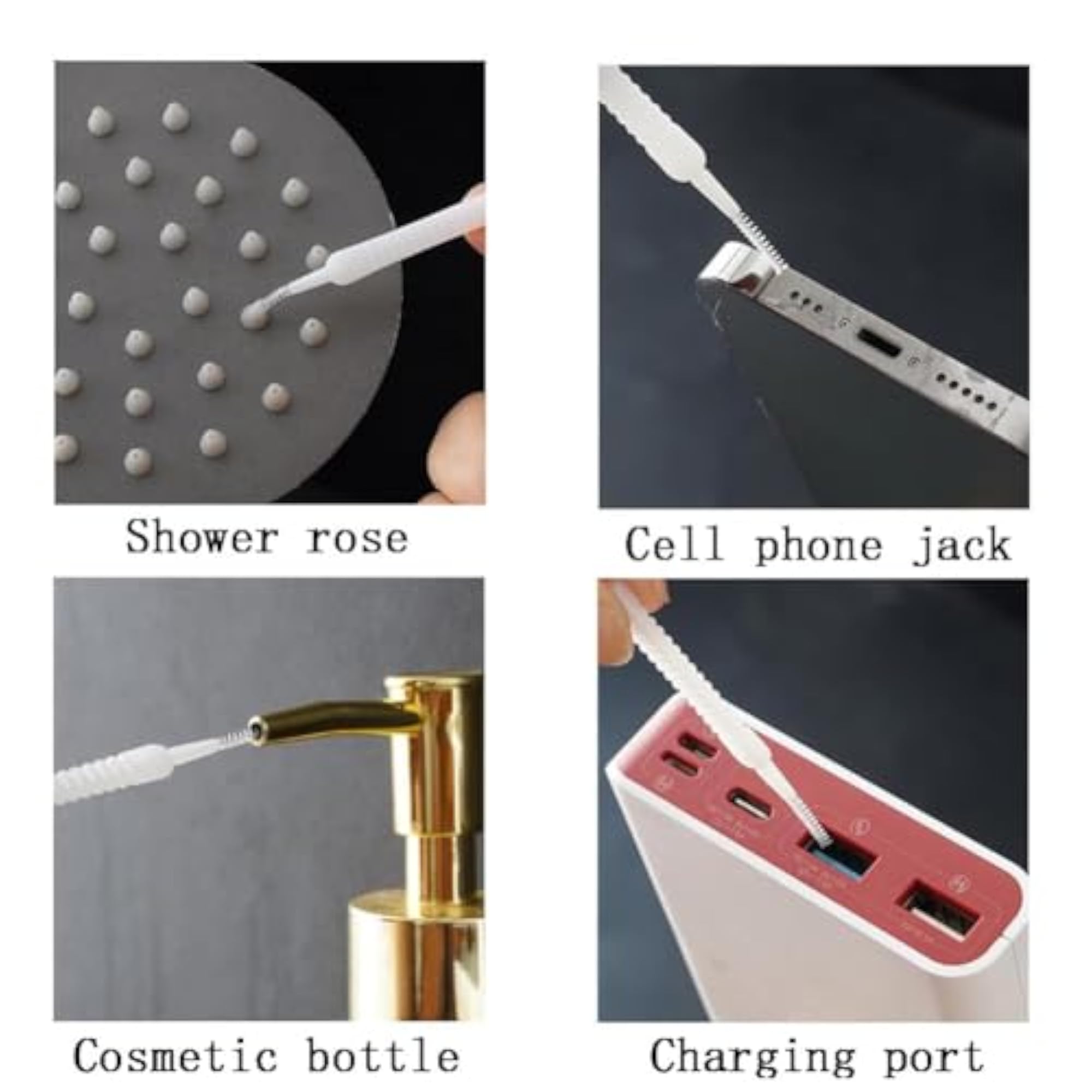 Shower Nozzle Cleaning Brush Set of 20
