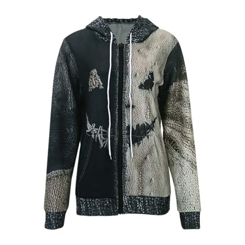 Manteau pull tricoté à capuche en similicuir coupe oversize fluide pour femme