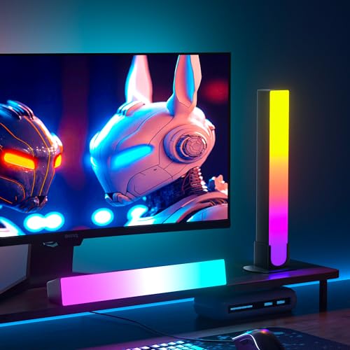 DS Smart LED Light Bars, Gaming Lights, Ambient Light, RGB TV Backlights with Scene Modes and Music Modes for Gaming, Computer Case, PC Monitor, TV, Laptop (Z Series)