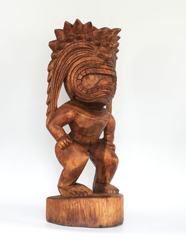 G6-Collection-24-Extra-Large-Handmade-Wooden-Primitive-Tribal-Statue-Sculpture-Tiki-Bar-Totem-Handcrafted-Unique-Gift-Art-Decorative-Home-Decor-Accent-Figurine-Decoration-Hand-Carved-Spiky-Hair G6 Collection 24 Extra Large Handmade Wooden Primitive Tribal Statue Sculpture Tiki Bar Totem Handcrafted Unique Gift Art Decorative Home Decor Accent Figurine Decoration Hand Carved Spiky Hair