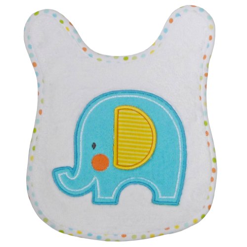 Neat Solutions Applique Print Coral Fleece Cozy Cloth Bathtime Warming Towel, Elephant