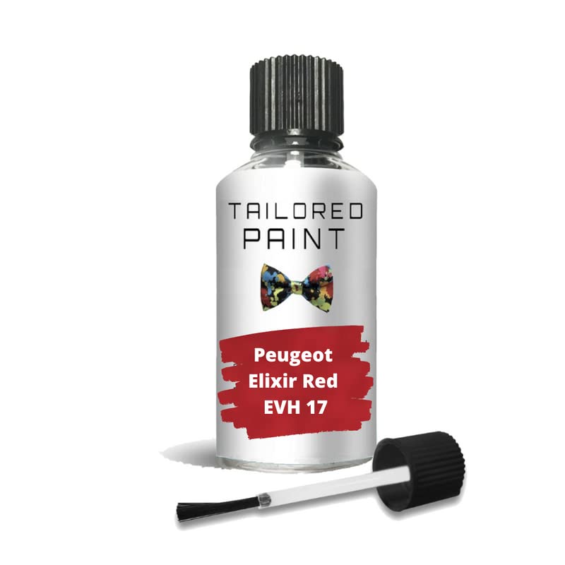 For Peugeot Elixir Red EVH 17 Touch Up Paint Pen With Brush (Touch Up)