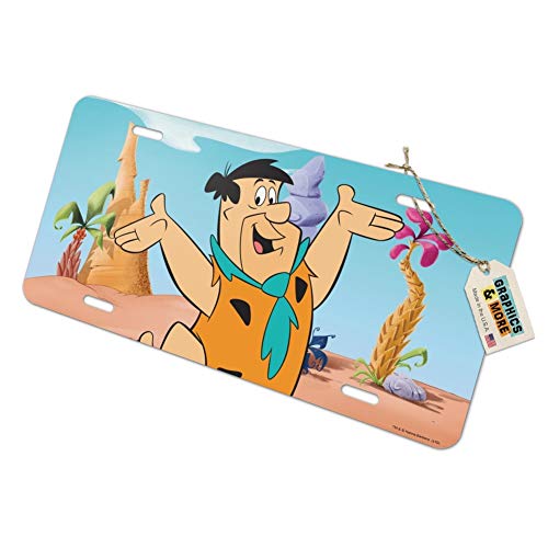 GRAPHICS & MORE The Flintstones Fred Character Novelty Metal Vanity Tag License Plate