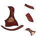 BQLZR Mahogany Wooden Guitars Pickguard Cover with Armrest for 39-41 inch Pack of 2