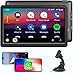android zoll günstig Kaufen-TOUTBIEN CarPlay & Android Auto, Tragbares Autoradios mit 9 Zoll Touchscreen, Bluetooth 5.0, Sprachsteuerung, GPS Navigation mit Echtzeit-Verkehrsfunktion, Mirror Link Airplay für Auto/LKW/Motorhome